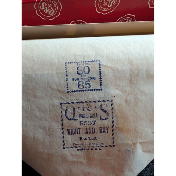 Q.R.S. Word Roll 5537 Night and Day Fox Trot Player Piano Roll - Picture 4 of 4